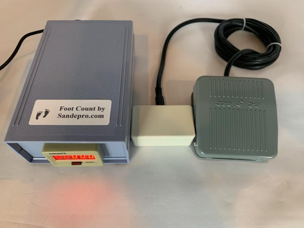 Single Wireless Foot Switch Counter