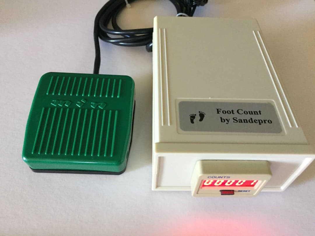 Single Wired Foot Switch Counter